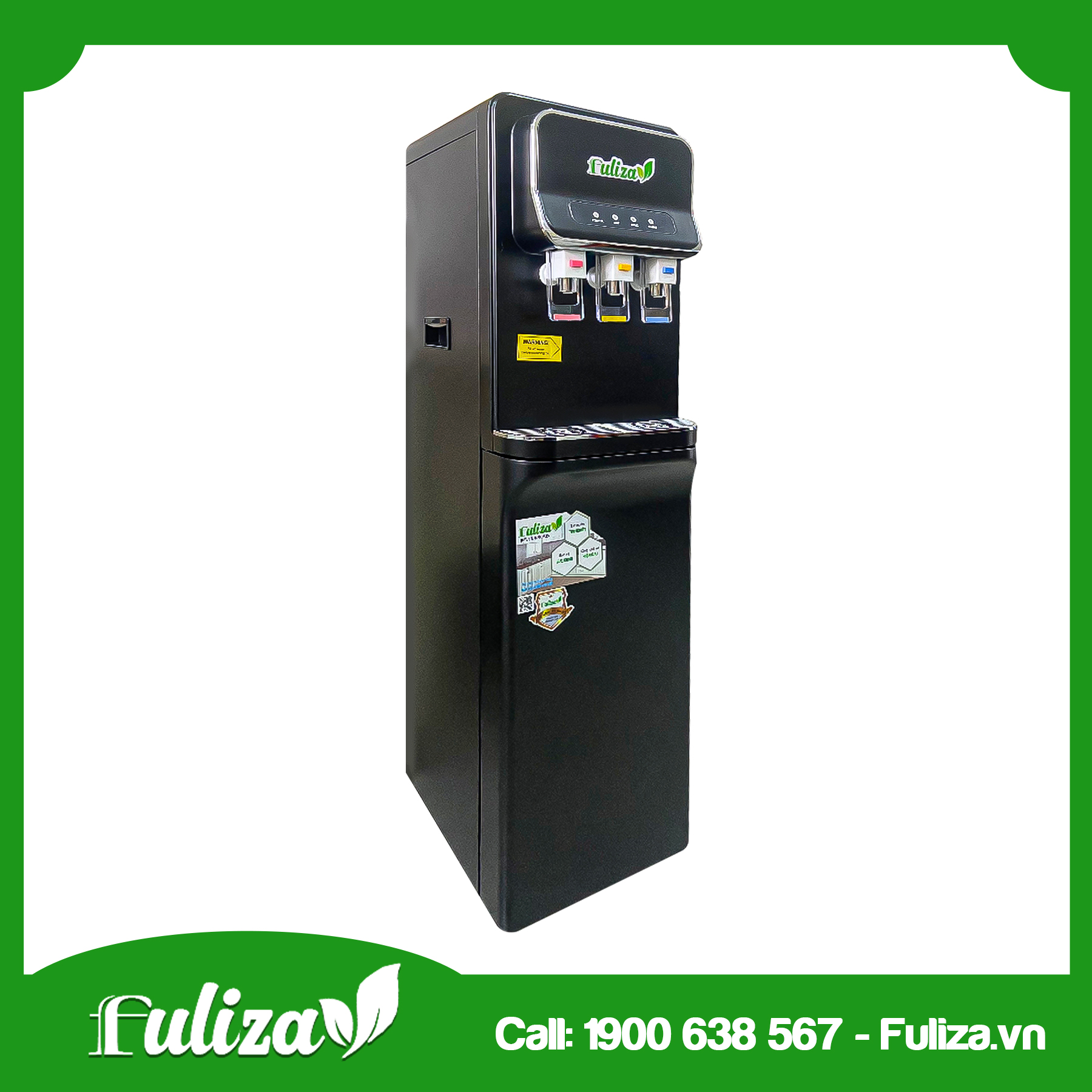 MÁY LỌC NƯỚC FULIZA CAO CẤP NÓNG LẠNH NGUỘI 6 CẤP 3 VÒI